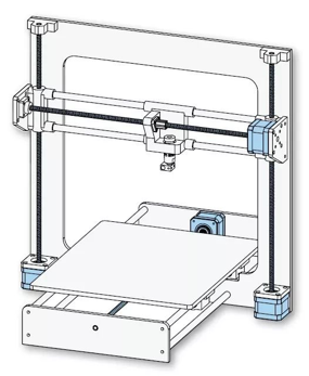 電動梯形絲杠應用在3D打印機
